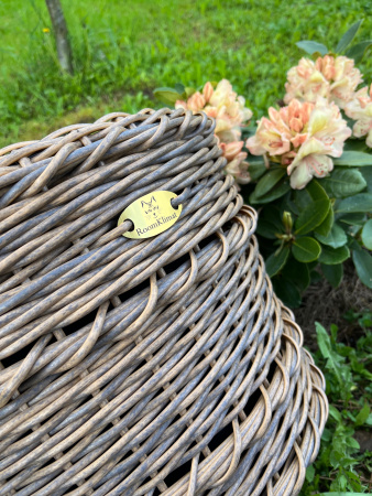 Кашпо-цилиндр из искусственного ротанга кедр цилиндр 20 литров